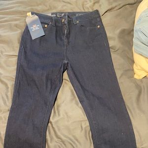 NWT vineyard vines high rise skinny jeans - dark wash size 4